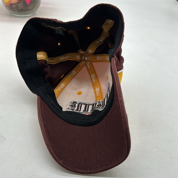 M&Ms Racing Team #38 Robert Yates Yellow Brown Baseball Hat HT5311E - Picture 4 of 4